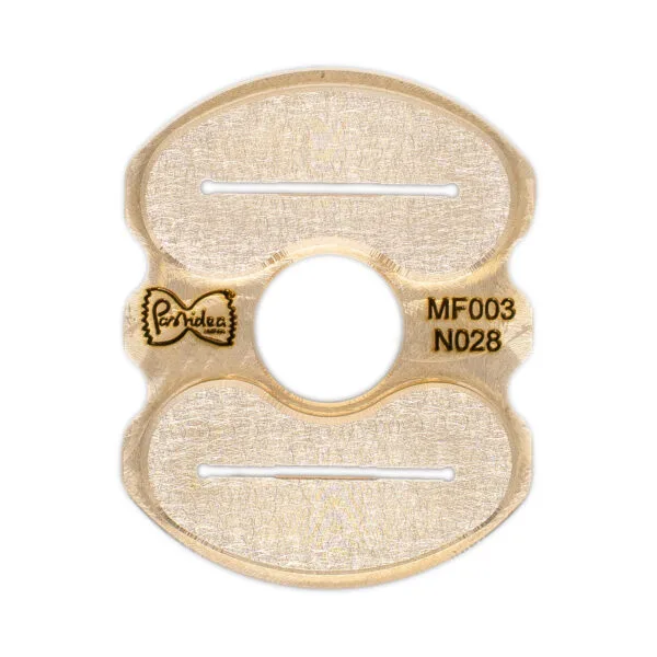MF003N028S pasta die insert Mafalde for pasta maker professional