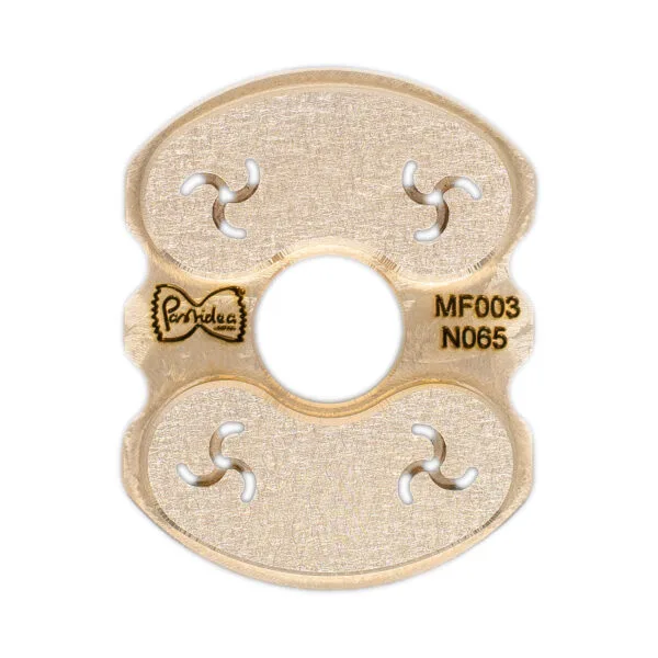 MF003N065S pasta die insert Fusilli A3 8.5mm for pasta maker professional