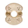 MF003N133S pasta die insert Fusilli A3 10mm for pasta maker professional
