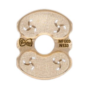 MF003N133S pasta die insert Fusilli A3 10mm for pasta maker professional