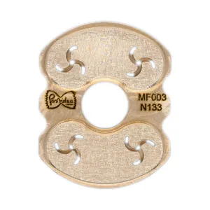 MF003N133S pasta die insert Fusilli A3 10mm for pasta maker professional