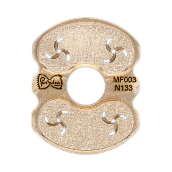 MF003N133S pasta die insert Fusilli A3 10mm for pasta maker professional