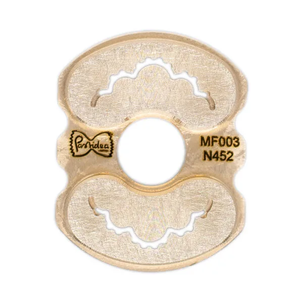 MF003N452S pasta die insert Gnocco Napoletano Ridged Rigato for pasta maker professional