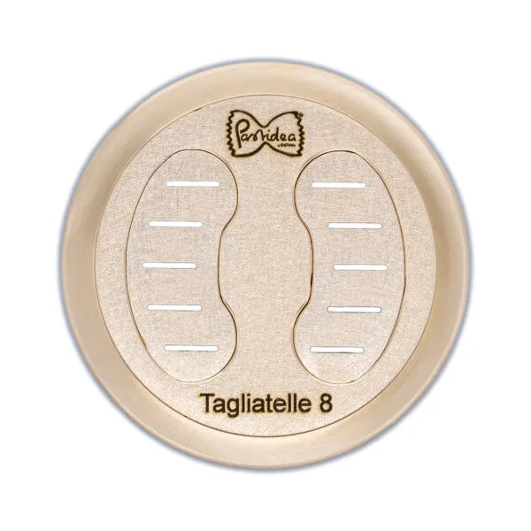 PN100N058S This Die bronze standard ( brass ) and PVD bronze ( coated brass ) Pasta Tagliatelle 8mm is compatible with the Haussler PN100 and Emma, Bottene Lillodue