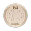 PN100N068S This Die bronze standard ( brass ) and PVD bronze ( coated brass ) Pasta Bucatini 3.2mm is compatible with the Haussler PN100 and Emma, Bottene Lillodue