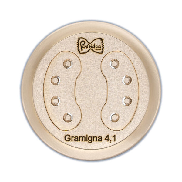 PN100N069S This Die bronze standard ( brass ) and PVD bronze ( coated brass ) Pasta Gramigna 4.1mm is compatible with the Haussler PN100 and Emma, Bottene Lillodue