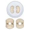 Kit prédéfini avec un porte-insert vertical et trois inserts pour Philips Pasta Maker Avance et Série 7000
