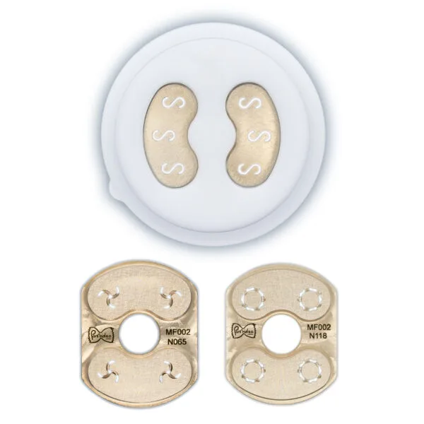 Kit prédéfini avec un porte-insert vertical et trois inserts pour Philips Pasta Maker Avance et Série 7000