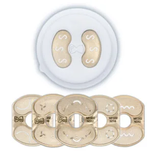 Kit avec un porte-insert et 6 inserts [type 2 vertical ] pour Philips Pasta Maker Avance et Série 7000