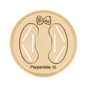 Filière en bronze assemblée Pappardelle 15mm compatible avec la Parmigiana Sofia