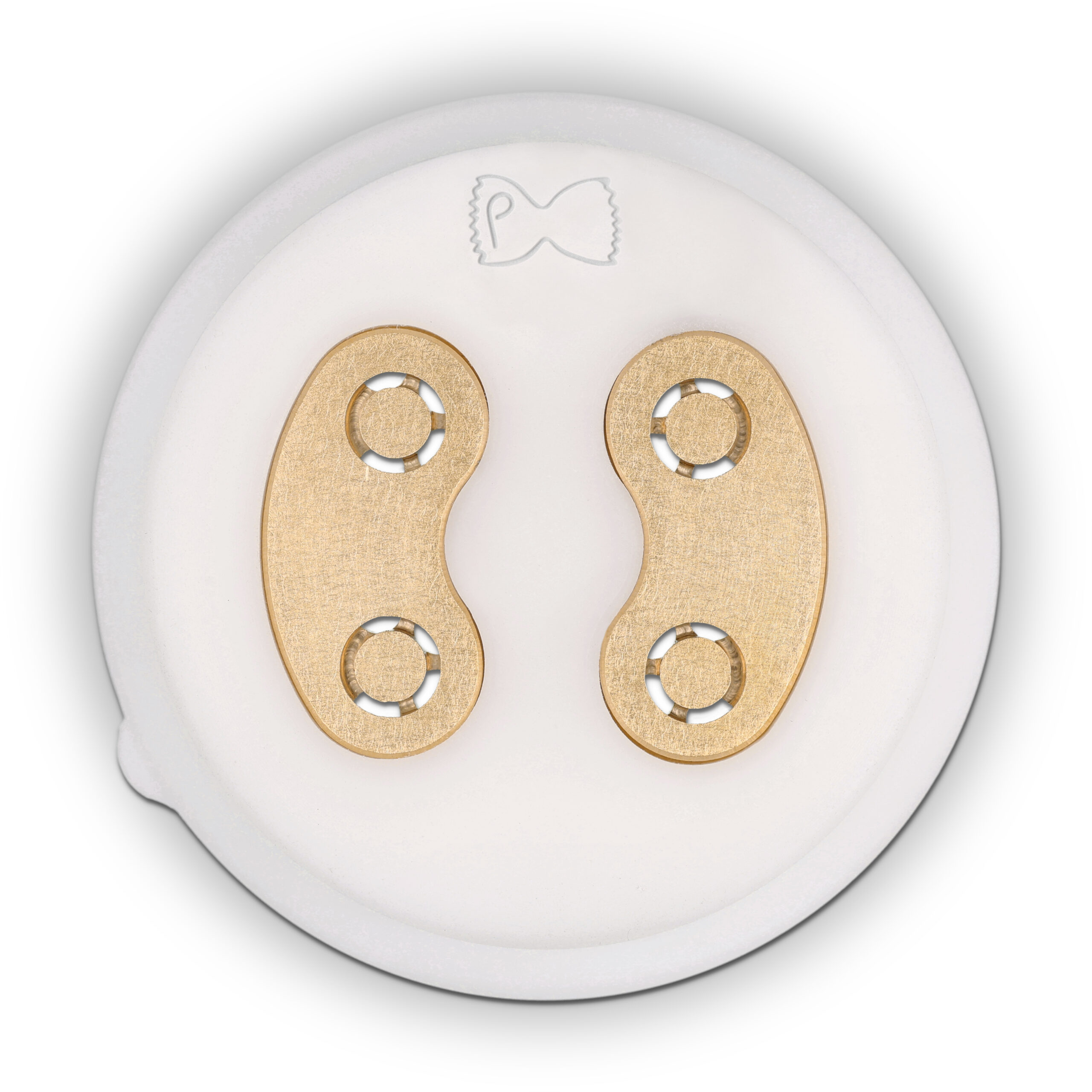 Filière en bronze et POM Curvo Lisse pour Philips Pasta Maker Avance et Série 7000
