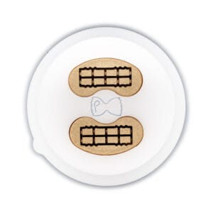 Trafila per Griglia Mattone in bronzo e POM compatibile con Philips Pasta Maker Avance e Serie 7000