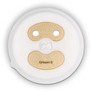 Trafila in bronzo e POM Grissini 6mm per Philips Pasta Maker Avance e Serie 7000
