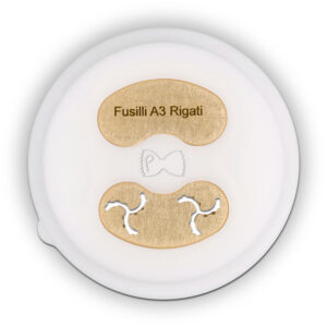 Trafila in bronzo e POM Fusilli A3 Rigati per Philips Pasta Maker Avance e Serie 7000