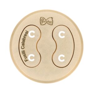 Trafila assemblata in bronzo Fileja Fusilli Calabresi compatibile con La Fattorina VIP2, VIP4, Fimar MPF 2.5, MPF 4, PF25E, PF40E