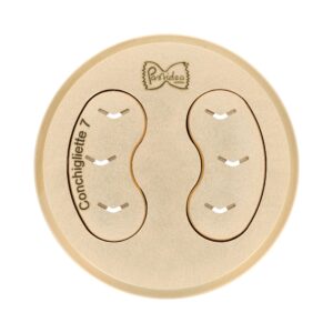 Trafila assemblata in bronzo Conchigliette Piccole 7mm compatibile con La Fattorina VIP2, VIP4, Fimar MPF 2.5, MPF 4, PF25E, PF40E