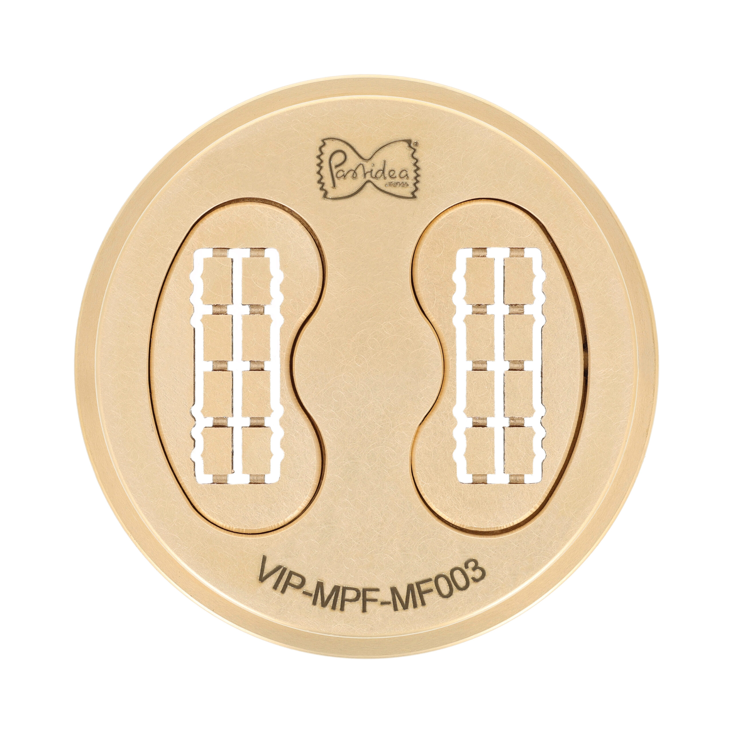 Montierte Bronzematrize Ziegelgitter kompatibel mit La Fattorina VIP2, VIP4, Fimar MPF 2.5, MPF 4, PF25E, PF40E, Arcobaleno AEX18, AEX20, GGM Gastro NMH13