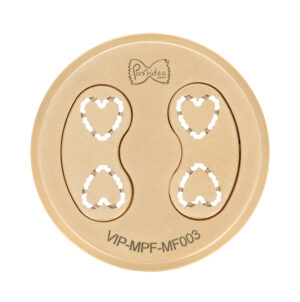 Trafila assemblata in bronzo Mini Cuori Rigati compatibile con La Fattorina VIP2, VIP4, Fimar MPF 2.5, MPF 4, PF25E, PF40E, Arcobaleno AEX18, AEX20, GGM Gastro NMH13