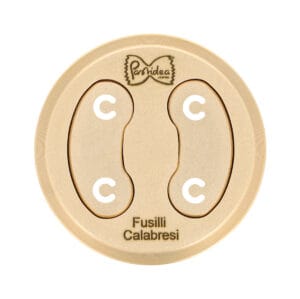 Matrize aus Bronze Fusilli Calabresi für La Fattorina, Fimar MPF 1.5, Arcobaleno AEX10, GGMGastro NMF5, Bartscher