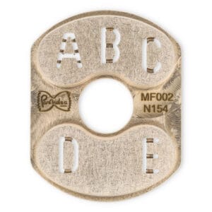 Insert pour pâtes [type 2] Alphabet Lettres A-B-C-D-E