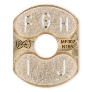 Insert pour pâtes [type 2] Alphabet Lettres F-G-H-I-J