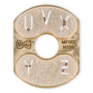 Insert pour pâtes [type 2] Alphabet Lettres U-V-X-Y-Z