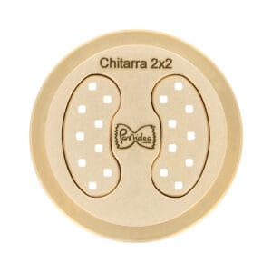 Filière en bronze Spaghetti Quadri Chitarra 2x2mm compatible avec Häussler PN100, Häussler Emma et Bottene LilloDue