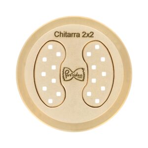 Filière en bronze Spaghetti Quadri Chitarra 2x2mm compatible avec Häussler PN100, Häussler Emma et Bottene LilloDue