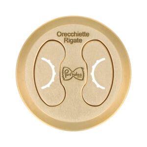 Filière en bronze Orecchiette Rayées compatible avec Häussler PN100, Häussler Emma et Bottene LilloDue