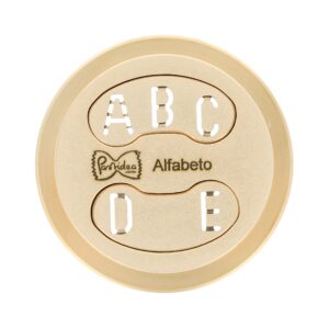 Filière en bronze Alphabet Lettres A-B-C-D-E compatible avec Häussler PN100, Häussler Emma et Bottene LilloDue