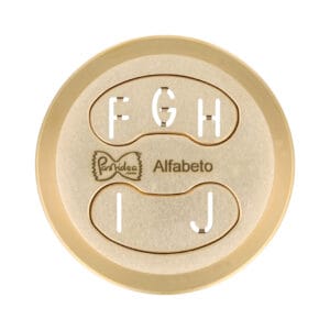Filière en bronze Alphabet Lettres F-G-H-I-J compatible avec Häussler PN100, Häussler Emma et Bottene LilloDue