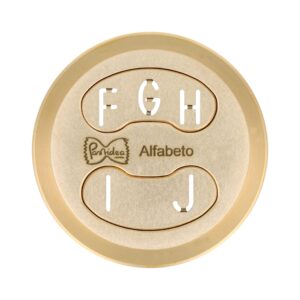 Filière en bronze Alphabet Lettres F-G-H-I-J compatible avec Häussler PN100, Häussler Emma et Bottene LilloDue