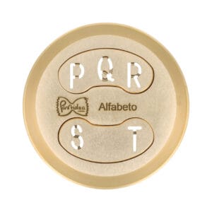 Filière en bronze Alphabet Lettres P-Q-R-S-T compatible avec Häussler PN100, Häussler Emma et Bottene LilloDue