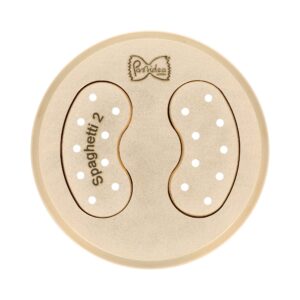 Filière en bronze assemblée Spaghetti 2mm compatible avec La Fattorina VIP2, VIP4, Fimar MPF 2.5, MPF 4, PF25E, PF40E, Arcobaleno AEX18, AEX20, GGM Gastro NMH13