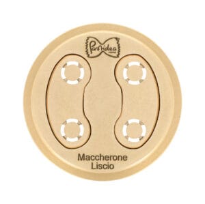 Filière en bronze assemblée Maccherone lisse Liscio compatible avec Monferrina 59 et Monferrina Dolly