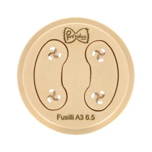 Filière en bronze assemblée Fusilli Fusillini A3 6.5mm compatible avec Monferrina 59 et Monferrina Dolly