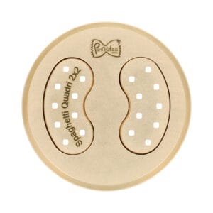 Filière en bronze Spaghetti Quadri Chitarra 2x2mm compatible avec Bottene PM35 et Bottene Inver 3