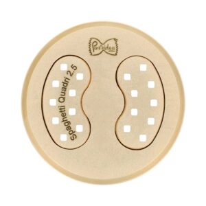 Filière en bronze Spaghetti Quadri Chitarra 2.5x2.5mm compatible avec Bottene PM35 et Bottene Inver 3