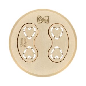 Filière en bronze Petits Coeurs Striés compatible avec Bottene PM35 et Bottene Inver 3