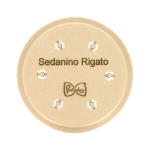 Matrize aus Bronze Sedanino Rigato 5mm 0,9mm für La Fattorina, Fimar MPF 1.5, Arcobaleno AEX10, GGMGastro NMF5, Bartscher
