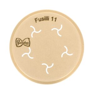 Trafila assemblata in bronzo Fusilli 3P 11mm compatibile con La Fattorina VIP2, VIP4, Fimar MPF 2.5, MPF 4, PF25E, PF40E