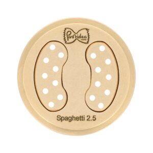 Bronze die Spaghetti 2.5mm for La Fattorina, Fimar MPF 1.5, Arcobaleno AEX10, GGMGastro NMF5, Bartscher
