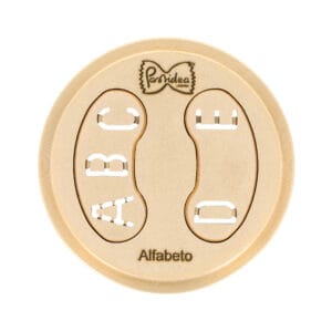 Matrize aus Bronze Alphabet Buchstaben A-B-C-D-E für La Fattorina, Fimar MPF 1.5, Arcobaleno AEX10, GGMGastro NMF5, Bartscher