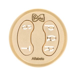 Matrize aus Bronze Alphabet Buchstaben P-Q-R-S-T für La Fattorina, Fimar MPF 1.5, Arcobaleno AEX10, GGMGastro NMF5, Bartscher