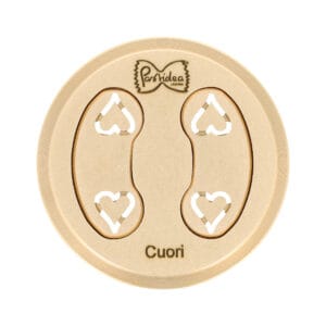 Matrize aus Bronze Kleine Herzen für La Fattorina, Fimar MPF 1.5, Arcobaleno AEX10, GGMGastro NMF5, Bartscher