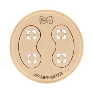 Trafila assemblata in bronzo Maccheroni Quadri 7x7mm compatibile con La Fattorina VIP2, VIP4, Fimar MPF 2.5, MPF 4, PF25E, PF40E, Arcobaleno AEX18, AEX20, GGM Gastro NMH13